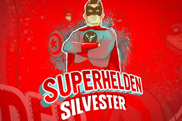 Superhelden Silvester