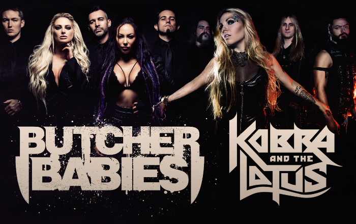 Frisch bestätigt: Butcher Babies & Kobra and the Lotus